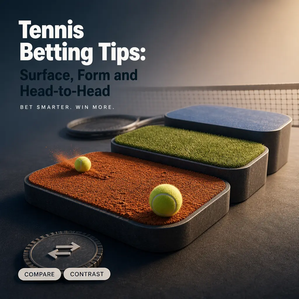 Tennis betting tips guide: surface impact, head-to-head history, and form analysis for smarter match predictions.